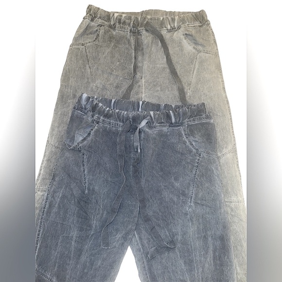 Anthro’s Tempo Paris Pant Pull on Stretch Elastic Waist with Pockets S - Picture 3 of 16